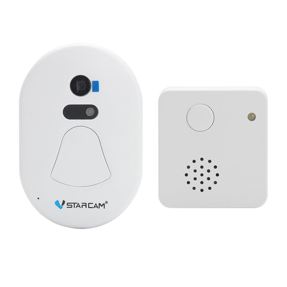 Wireless WiFi Doorbell Video Record Photo Cloud Storage Digital Alarm Doorcam