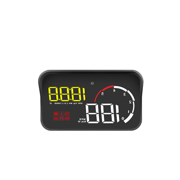 M10 Car Head Up Display HUD OBDII Fatigue Driving Reminder Speed Alarm Navigation Projector