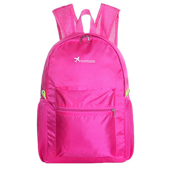 Women Nylon Waterproof Net Backpack Book Bags