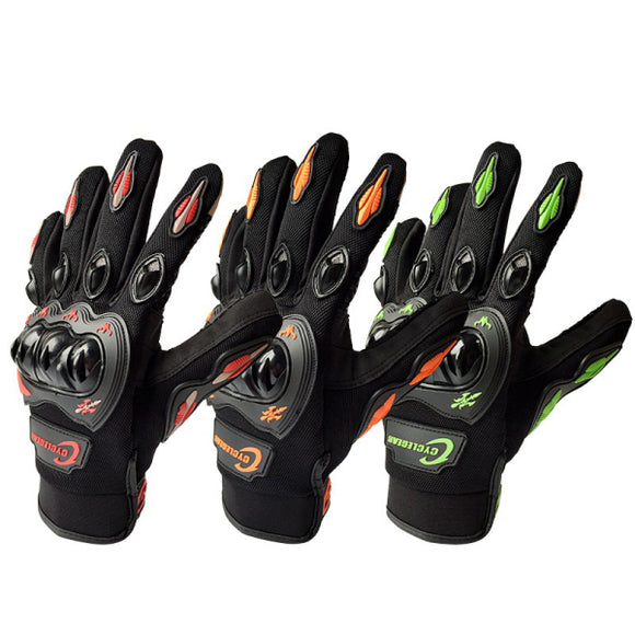 Motorcycle Full Finger Gloves Touch Screen For Dirt Bike Racing Cycling CG666