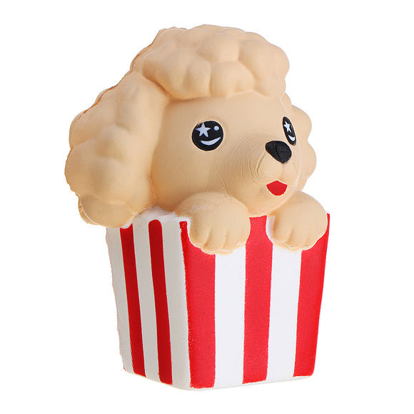 Popcorn Puppy  Squishy 8*6.7*10cm Slow Rising With Packaging Collection Gift Soft Toy