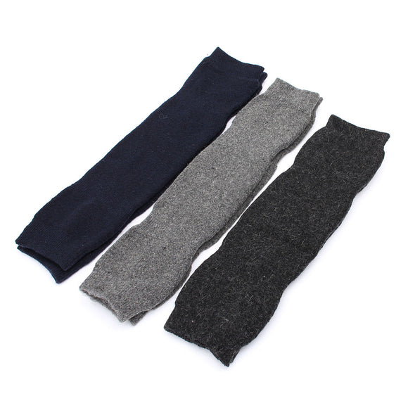 Unisex Mens Women Cashmere Wool Warmers Leg Thigh High Socks Knee Pad
