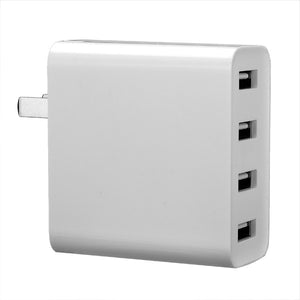 Original Xiaomi 4 USB Ports 7A US Plug Wall Charger For Cell Phone Tablet Camera Powerbank