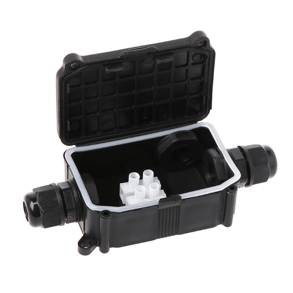 2 Way 3Way IP66 Outdoor Waterproof Cable Connector Junction Box Case with Terminal 450V