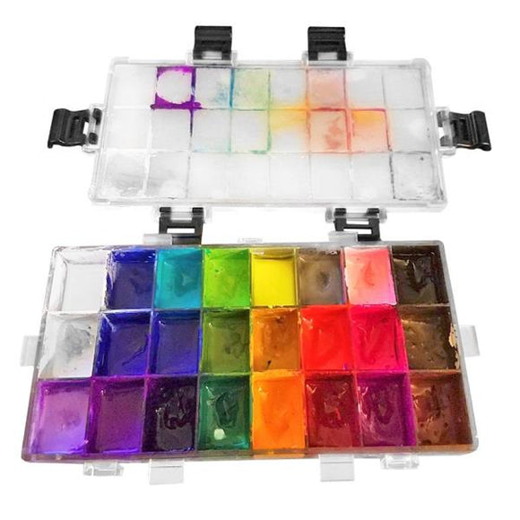 BIANYO BN-8024 Watercolor Paint Moisturizing Color Box Anti-Leakage Seal Moisturizing Sketch Paint Box