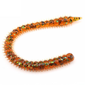 SeaKnight SL009 8pcs/bag 3.6g 130mm/5.1in Silicone Soft Fishing Lure Earthworm Centipede Worm Lure