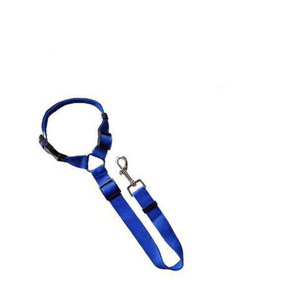 KCASA Pet Car Safety Belt Practical Dog Cat Pet Safety Necklace Adjustable Car Seat Belt Harness Leash Travel Clip Strap Lead Car Seat Belt