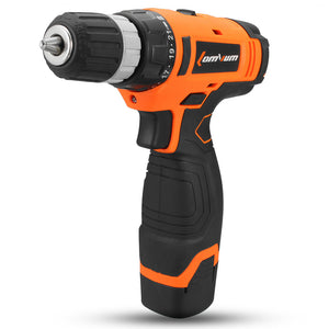 Lomvum 16V Electric Drill Driver Cordeless Power Drills Hand Drill Two Speed With Bits Set