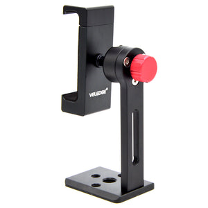 VELEDGE Phone Holder Clip Rotatable Desktop Tripod Mount Adapter 5.6 - 8.9 cm for Smartphone