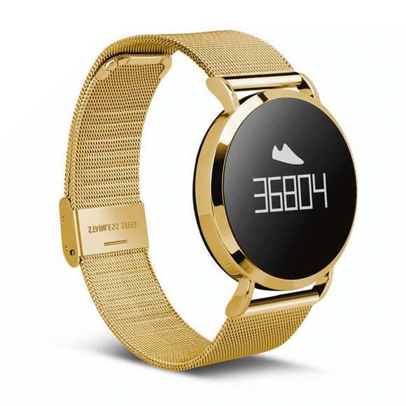 CV08 OLED IP67 Heart Rate Smart Watch Bluetooth Hand Moving Control Initiative Reminder Picture