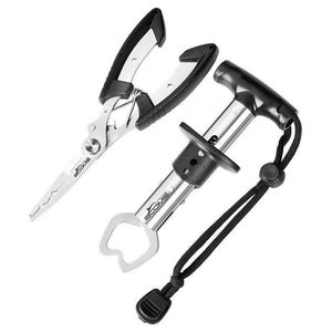 3Pcs Booms Fishing H1 Pliers Stainless Steel Tools with Sheath Lanyard