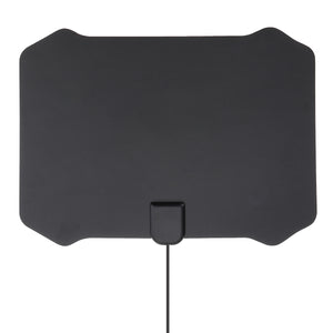 Flat Digital Indoor HDTV HD TV Antenna Fox with Amplifier 50 Miles Range VHF UHF