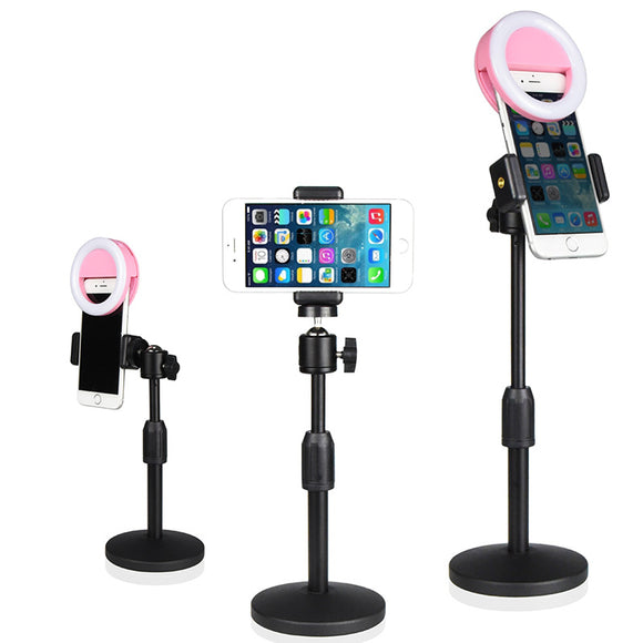Universal Live Stream 360 Degree Rotation Extendable Arm Desktop Phone Holder Stand for Xiaomi