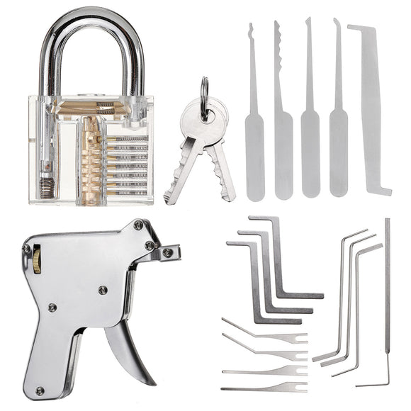 Unlocking Locksmith Practice Lock Picks Key Extractor Padlock Lockpick Tool Kits