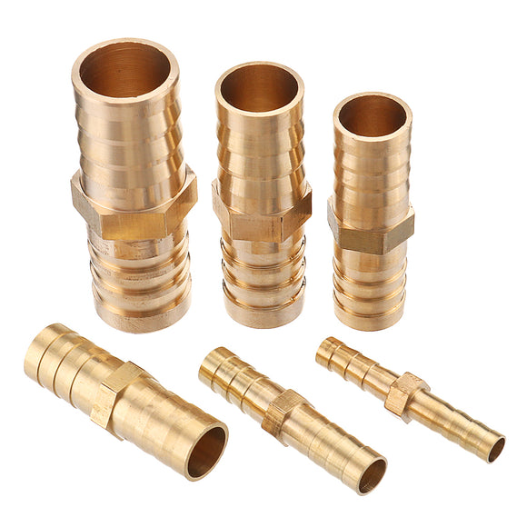 Pagoda Adapter Brass Barb Straight 2 Way Pipes Fitting 6-19mm Pneumatic Component Hose Quick Coupler