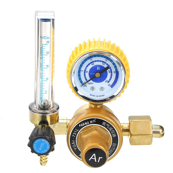 0-25 MPA Argon Meter Mig Flow Pressure Gauge Gas AR/CO2 Regulators Welding Weld