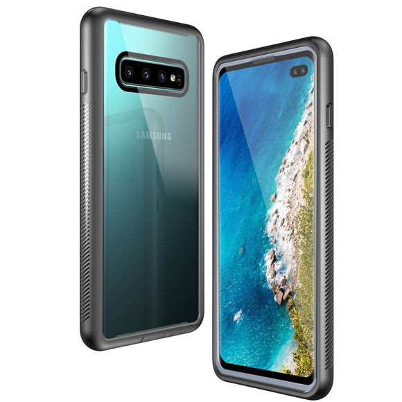 Bakeey Anti Knock Protective Case For Samsung Galaxy S10 Plus 6.4 Inch Shockproof Full Body Cover With Front Screen Protector