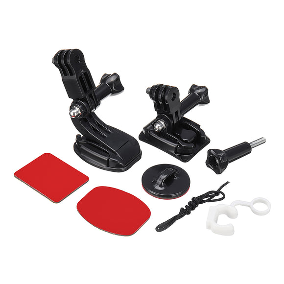 12 in 1 Helmet Adjustable Mount Holder Accessory Kit for Action Sport Camera