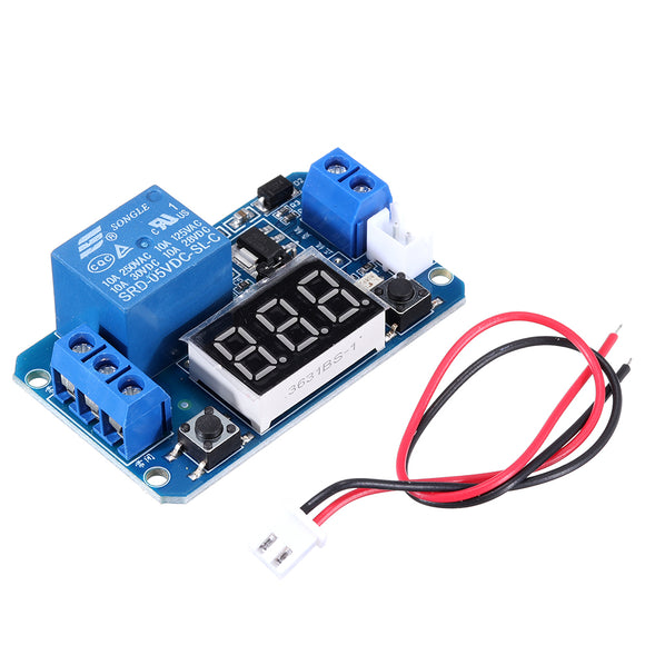 5V Trigger Time Delay Relay Module with LED Digital Display  0-999s 0-999min 0-999H Work-delay/Delay-work