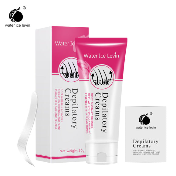 Water Ice Levin Unisex Powerful Permanent Depilatory Hair Removal Cream Hair Growth Inhibitor