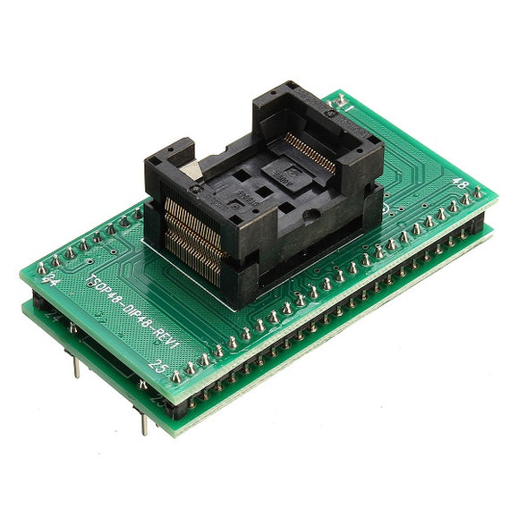 TSOP48 To DIP48 Double Contact Gold Plating Universal IC Programm Socket Adapter