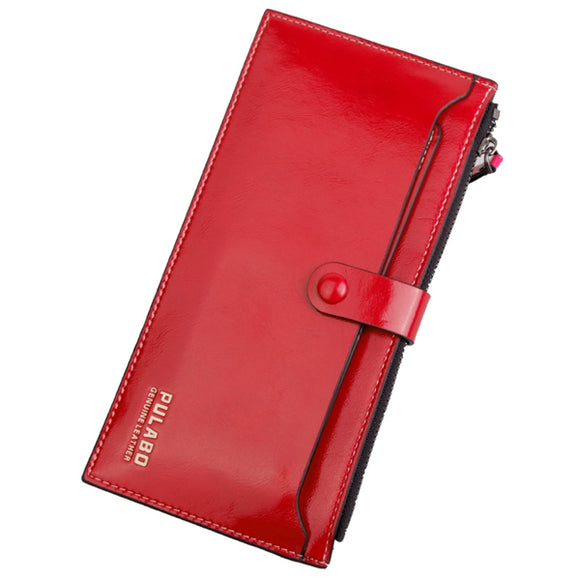 Women Ultra Thin Detachable PU Card Bag Elegant Wallet Purse Functional Phone Bag
