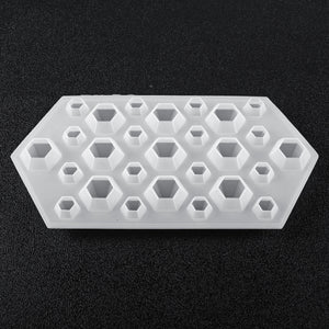 DIY Diamond Resin Casting Molds Silicone Jewelry Pendant Craft Making Mould