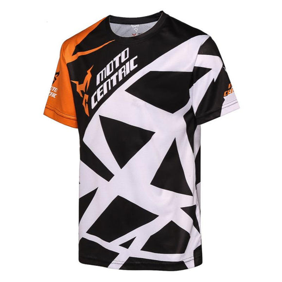 Motocentric Motorcycle T-shirts Cotton O Neck Short Sleeve Racing Cycling Clothes