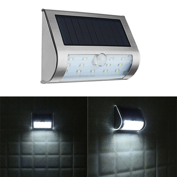 ARILUX Solar Power 13 LED PIR Motion Sensor LED Light Outdoor Garden IP65 Security Wall Lamp