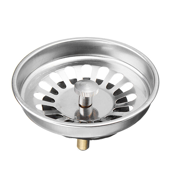 Stainless Steel Kitchen Sink Strainer Waste Plug Drain Stopper Water Filter Basket Shape