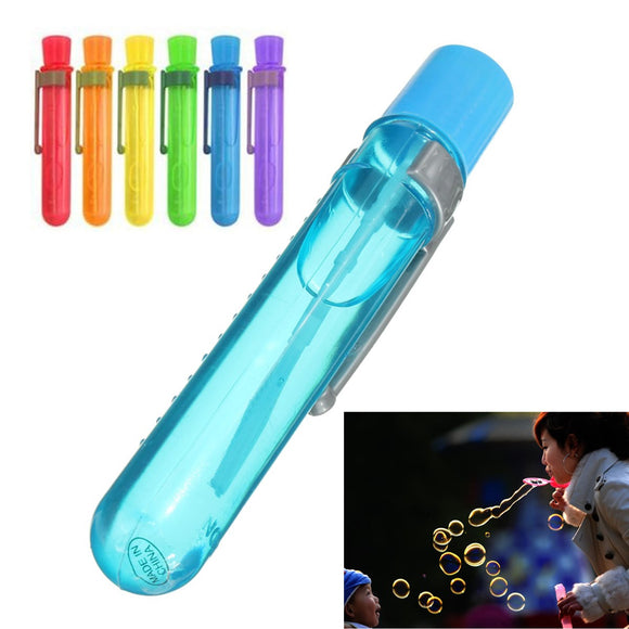 Colourful Kids Baby Children Boys Girls Beach Touchable Catchable Magic Bubbles Test Tube Loot