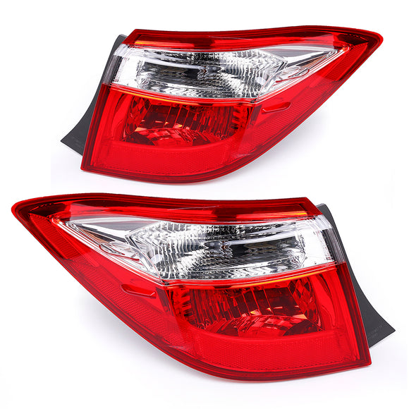 Car Left/ Right Rear Tail Light Brake Lamp With No Bulb Red for Toyota Corolla 2014-2016