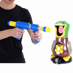 Amusement Park Toy Shooting Trainning Novelties Toys Kid Funny Target Toy Gun With Soft Bul lets