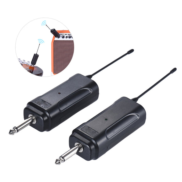 Wireless Audio Transmission System With Transmitter Receiver for Electric Guitar Bass