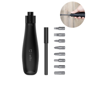 XIAOMI MIJIA Wiha 8 In 1 Ratchet Screwdriver Popup Design Household Screw Driver Repair Tool