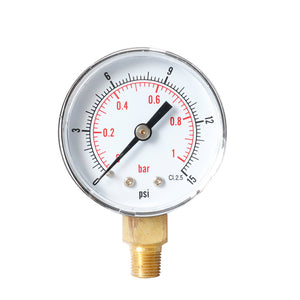 TS-Y508-15/30/60/100/160/300psi 52mm Dial 1/8 BSPT Pressure Gauge