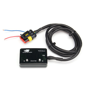 Mini LED Digital Display Boost Gauge DC 12V Universal Car Motorcycle