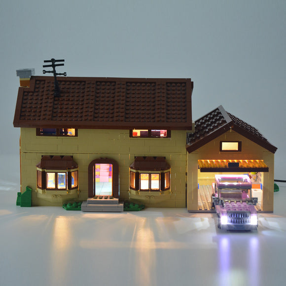 DIY LED Light Kit For LEGO 71006 The House Building Blocks Lighting Toy