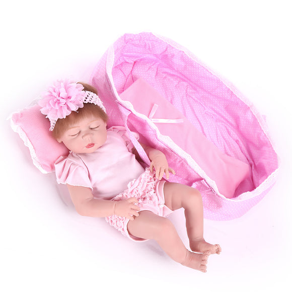 55cm Simulation Baby Silicone Reborn Doll Toy Kids Early Education Toy Children Gift