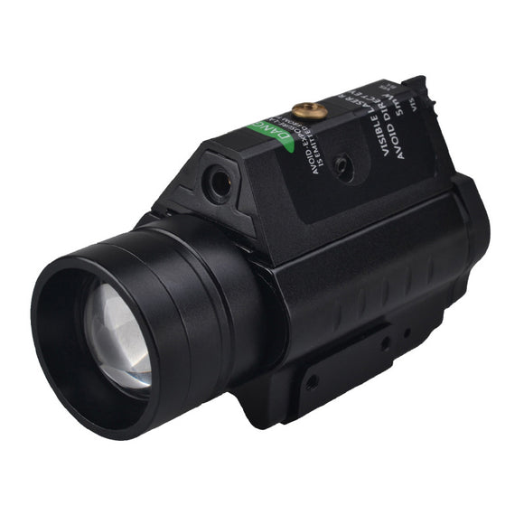 RichFire SF-P22 XPG-2 3 Modes 532nm Laser Zoomable Tactical Pistol Flashlight Outdoor Hunting Green Dot Sight Light
