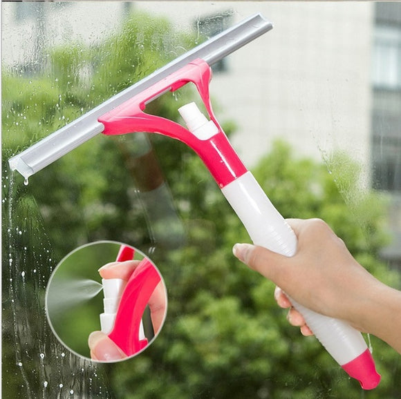 Multifunctional Window Spray Type Cleaning Brush Car Washing Brusher Glass Cleaner Cleaning Tool