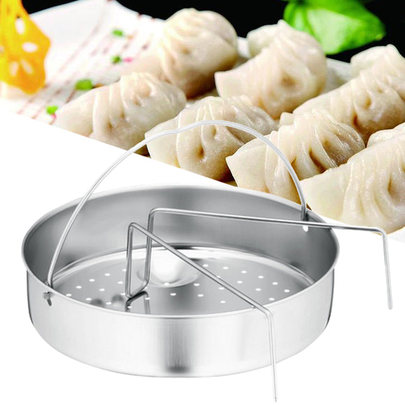 21cm Stainless Steel Pot Steamer Basket Vegetable Food Steam Rack Trivet Cooker