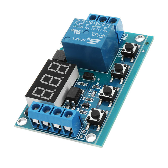 DC 6V To 30V One Way Relay Module Delay Power Off Disconnection Trigger Delay Cycle Timer