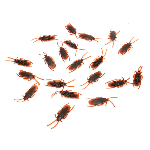 10PCS Simulation Cockroach Funny Trick Props Halloween Supply Toys For Kids Children Gift Toys