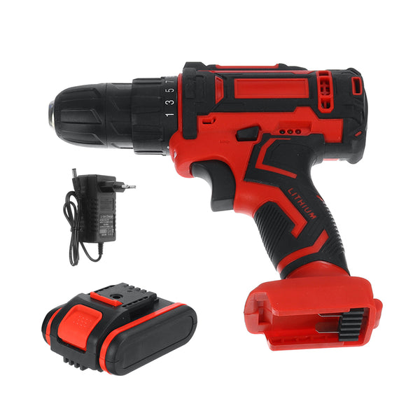 5 Styles 20V Cordless Drill Electric Screwdriver Mini 3/8-Inch Rechargeable Wireless Power Driver