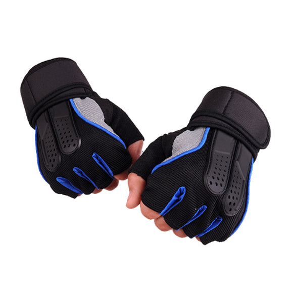 1 Pair KALOAD Tactical Glove Rubber Military Sports Climbing Cycling Fitness Anti-skid Gloves Half Finger Gloves