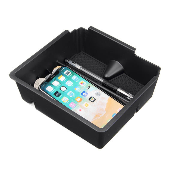 Car Storage Box Console  Armrest Center Phone Cup Holder For Ford Ranger 2012-2019