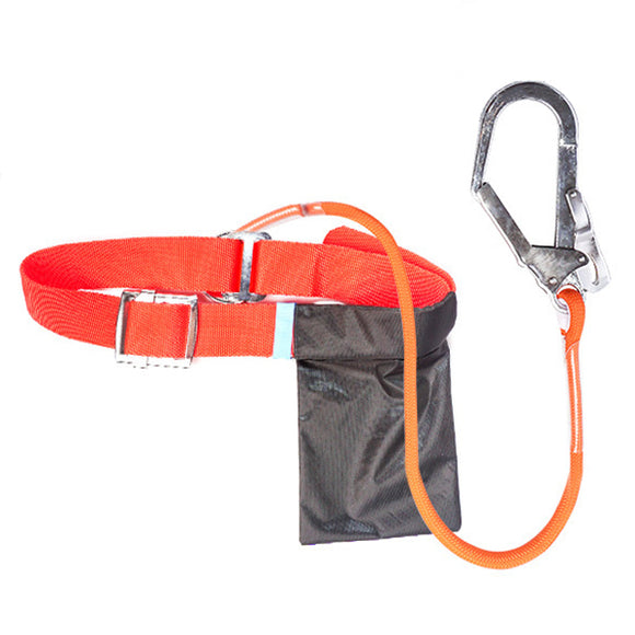 CAMNAL Polypropylene Fiber Climbing Belt 1.6m 3m with Hook Aloft Work Climbing Safety Rope