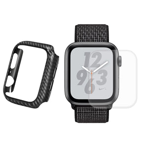 Enkay Carbon Fiber Watch Cover+3D Curved Edge Hot Bending Watch Screen Protector For
