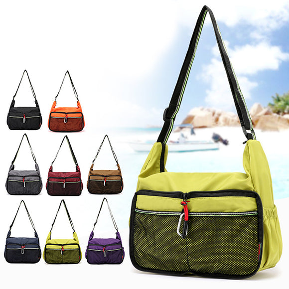 Women Nylon Waterproof Lightweight Daily Sports Shoulder Bag Crossbody Bag